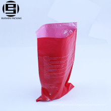 Red color small adhesive packaging bags for clothes shopping